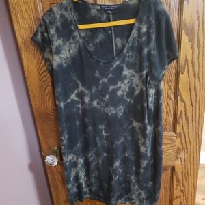 Tie dye tee shirt dress